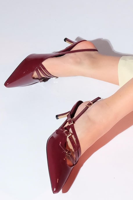 Magra Pointed-Toe Slingback Stiletto - Image 4