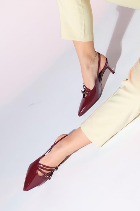 Magra Pointed-Toe Slingback Stiletto - Image 5