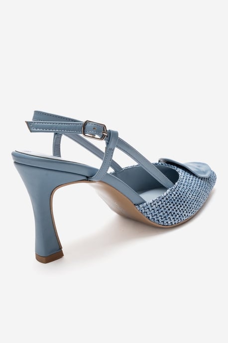 Levia Woven Pointed Toe Slingback Pump - Image 5