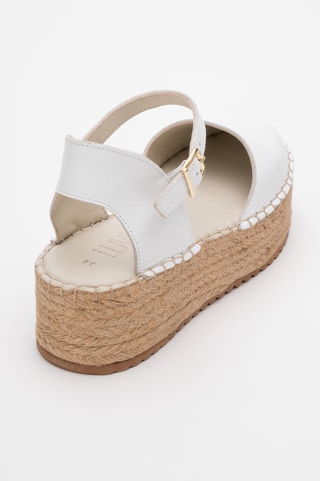 Viba Leather Esprarille Platform Wedge Sandals (Women) - Image 4