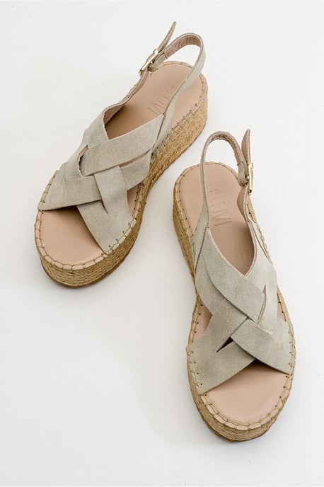 Lontano Mocka Läder Platå Sandal (Dam) - Image 2