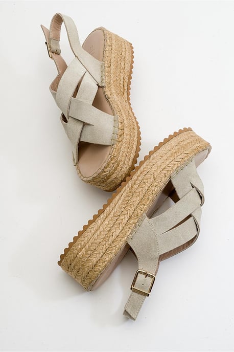 Lontano Mocka Läder Platå Sandal (Dam) - Image 3