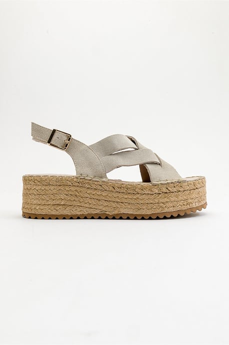 Lontano Mocka Läder Platå Sandal (Dam) - Image 6