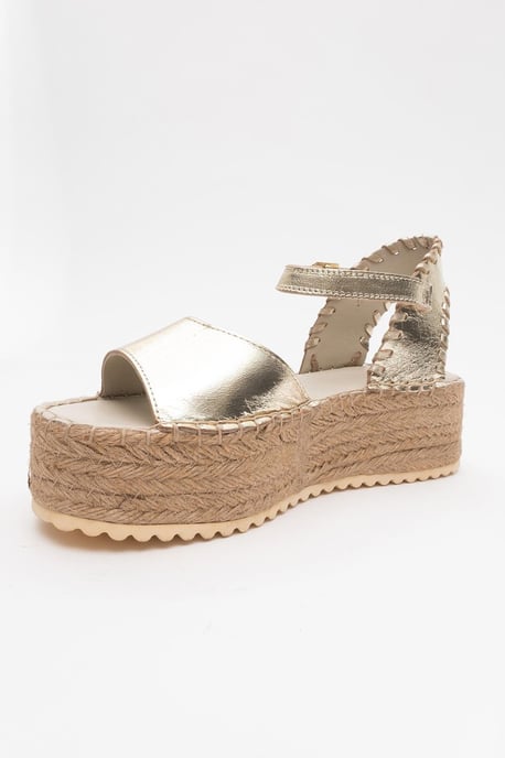 Serez Leren Platform Espadrilles Sandaal (Dames) - Image 3
