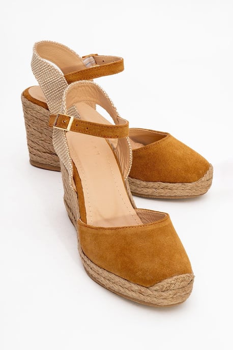 Sinta Suède Leren Platform Espadrille (Dames) - Image 2