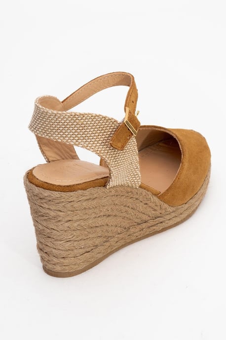Sinta Suède Leren Platform Espadrille (Dames) - Image 4