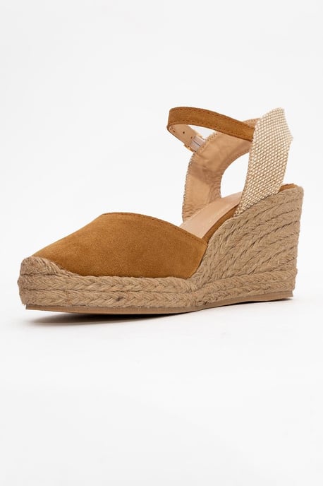 Sinta Suède Leren Platform Espadrille (Dames) - Image 5