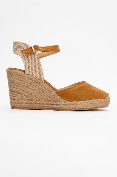 Sinta Suède Leren Platform Espadrille (Dames) - Image 6