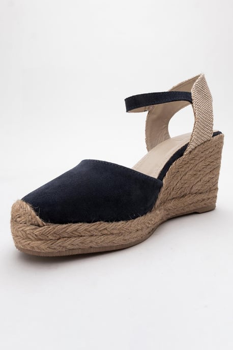 Sinta Suède Leren Platform Espadrille (Dames) - Image 5