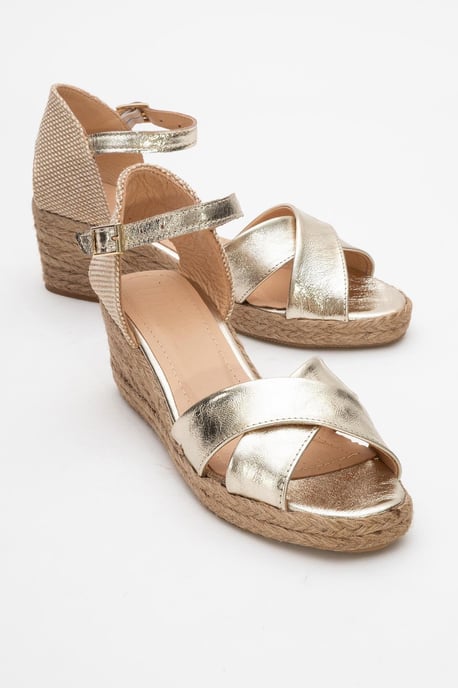 Miria Leren Platform Espadrille (Dames) - Image 2