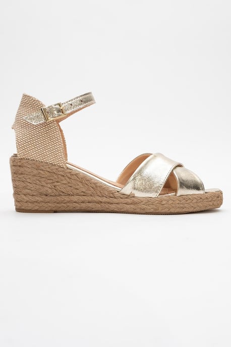 Miria Leren Platform Espadrille (Dames) - Image 6