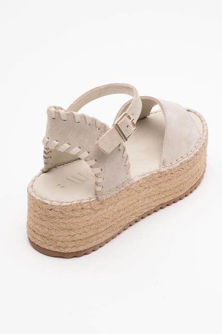 Serez Leren Platform Espadrilles Sandaal (Dames) - Image 3