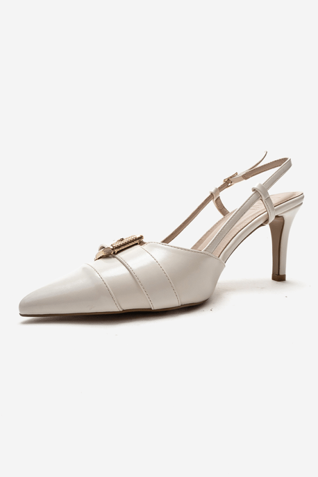 Noen Gesp Spitse Neus Stiletto Pump - Image 6