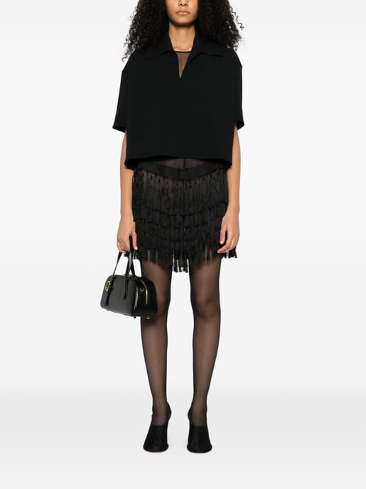 Zwarte Viscose T-shirt - Image 1