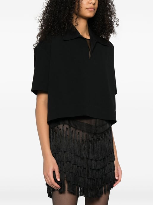 Zwarte Viscose T-shirt - Image 2