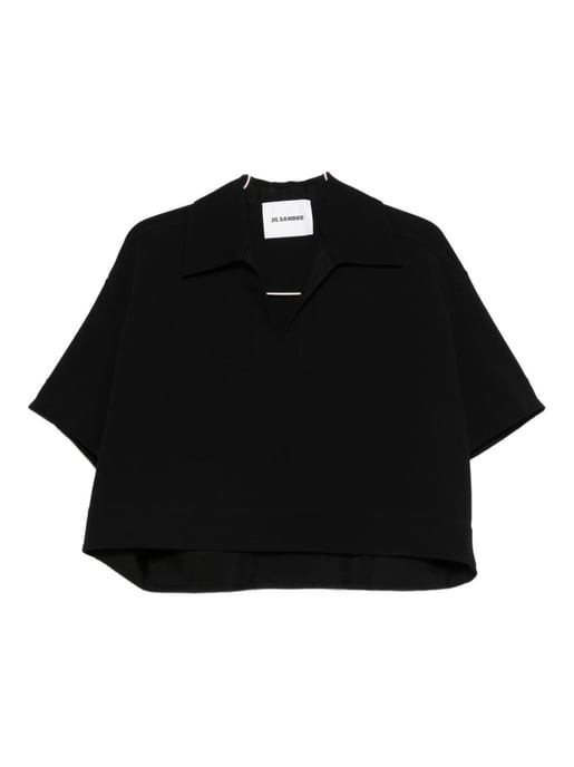 Zwarte Viscose T-shirt - Image 3