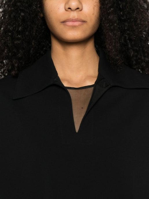 Zwarte Viscose T-shirt - Image 5