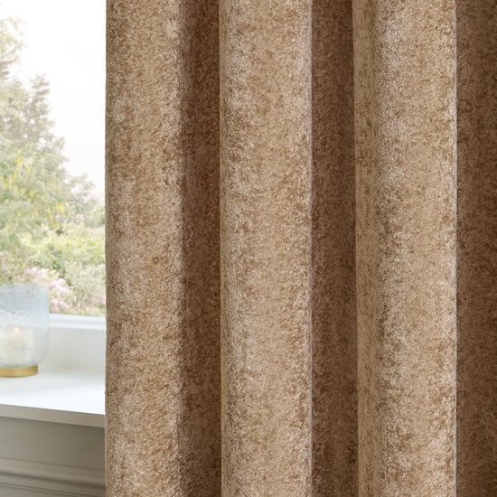 Paoletti Lustre Velvet Fully Lined Eyelet Curtain Pair - Image 4