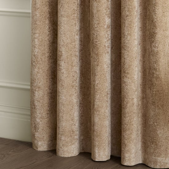 Paoletti Lustre Velvet Fully Lined Eyelet Curtain Pair - Image 5