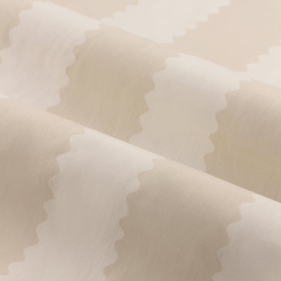 Wylder Birdie Stripe Fully Lined Ruffle Pencil Pleat Curtain Pair - Image 5
