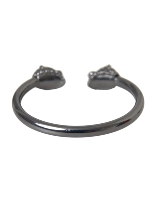 Leeuwenkop Cuff Armband Gunmetal - Image 2