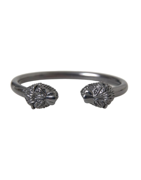Leeuwenkop Cuff Armband Gunmetal - Image 3