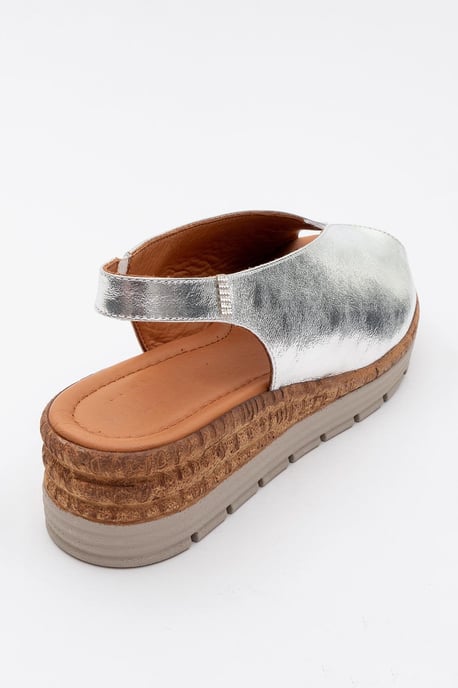 Blom Leer Platform Sandaal (Women) - Image 3