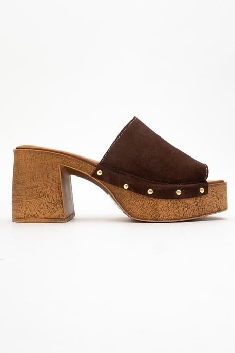 Pull Läder Platå Mules (Women) - Image 3