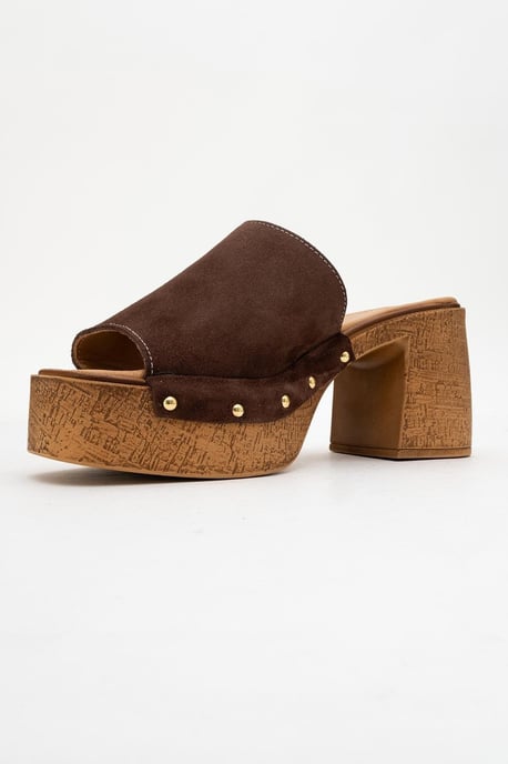 Pull Läder Platå Mules (Women) - Image 5