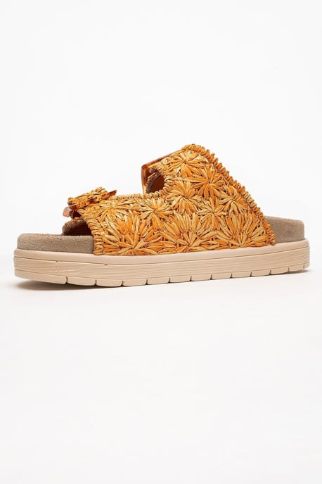 Milana Läder Double‑Strap Sandal (Women) - Image 4