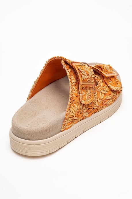 Milana Läder Double‑Strap Sandal (Women) - Image 5