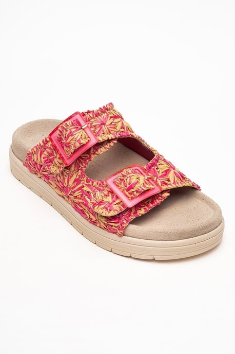 Milana Läder Double‑Strap Sandal (Women) - Image 3