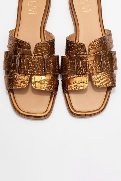 Notre Läder Slide Sandal - Image 1