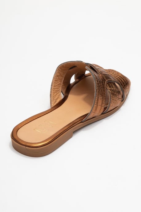 Notre Läder Slide Sandal - Image 4