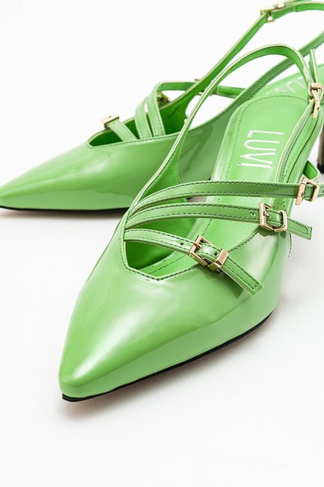 Magra Pointed-Toe Slingback Stiletto - Image 2