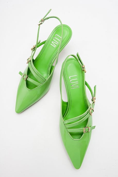 Magra Pointed-Toe Slingback Stiletto - Image 5