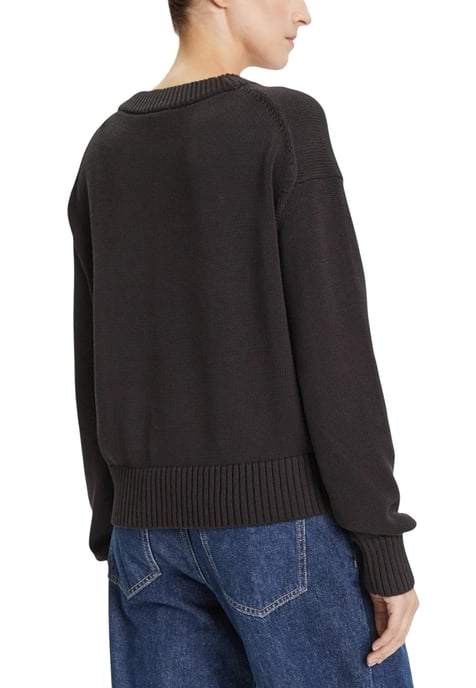 Vneck Long Sleeve Knit Sweater - Image 3
