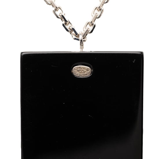 Pre-owned Resin Rhinestone Hearts Pendant Necklace - Image 6