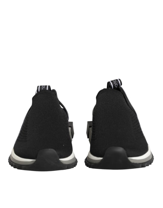 Dolce & Gabbana Zwarte Slip On Sorrento Lage Sneakers Schoenen - Image 3