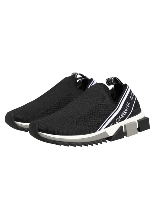 Dolce & Gabbana Zwarte Slip On Sorrento Lage Sneakers Schoenen - Image 5
