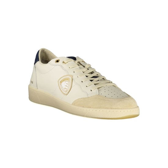 Blauer Witte Polyurethaan Heren Sneaker - Image 2
