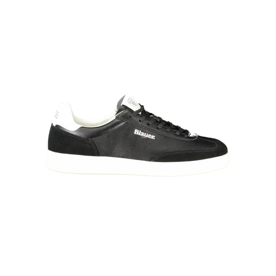 Blauer Zwarte Polyurethaan Heren Sneaker - Image 1