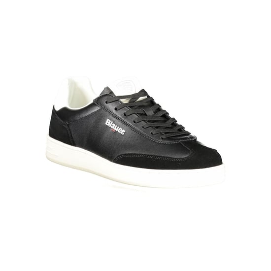Blauer Zwarte Polyurethaan Heren Sneaker - Image 2