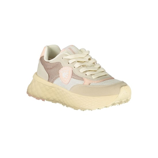 Blauer Beige Polyurethaan Dames Sneaker - Image 2