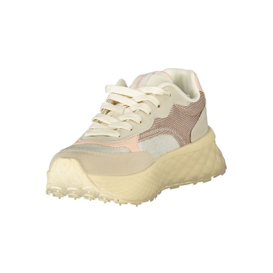 Blauer Beige Polyurethaan Dames Sneaker - Image 3