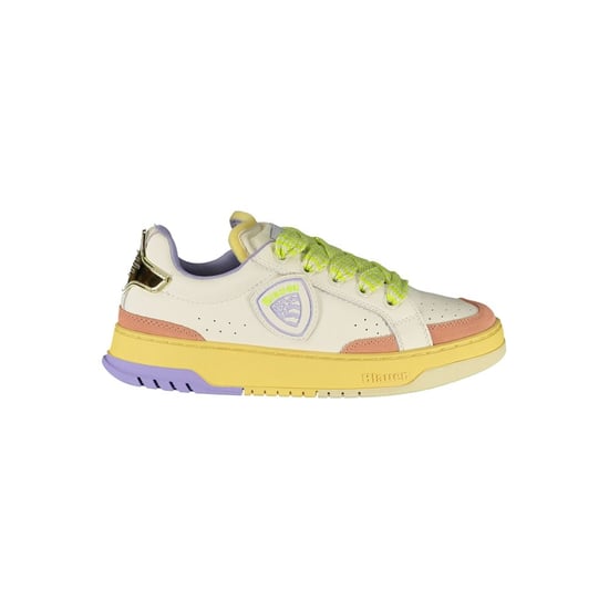 Blauer Witte Polyurethaan Dames Sneaker - Image 1