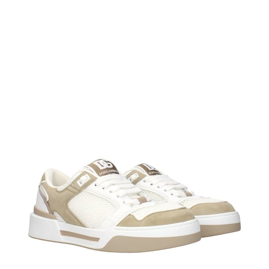 Dolce & Gabbana Witte Stoffen Lage Sneakers - Image 2