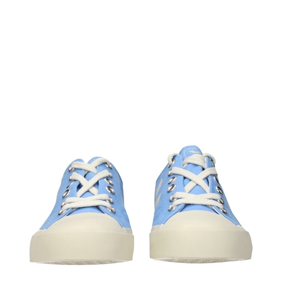 Veja Lichtblauwe Stoffen Lage Sneakers - Image 3