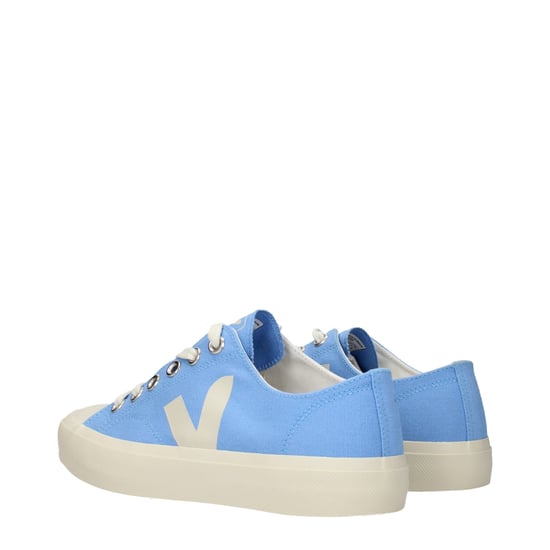 Veja Lichtblauwe Stoffen Lage Sneakers - Image 4