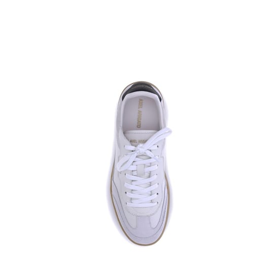 Axel Arigato Witte Kalfskappen Bos Taurus Lage Sneakers - Image 4
